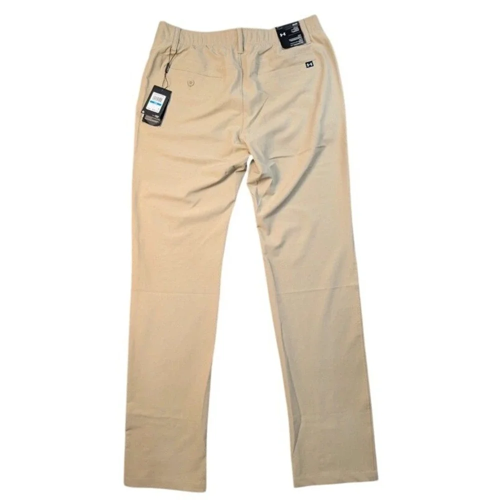NWT~Under Armour~Men's UA Drive Golf Pants ~ Khaki Base ~ 36x36 ~ Style 1364407